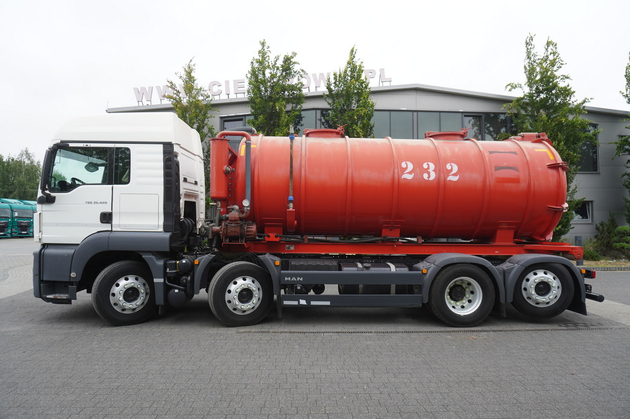 MAN TGS 35.420 8×2 / NEW septic barrel 13000 L / 3 steered axles - Cisternë pleh i lëngshëm: foto 2 MAN TGS 35.420 8×2 / NEW septic barrel 13000 L / 3 steered axles - Cisternë pleh i lëngshëm: foto 2