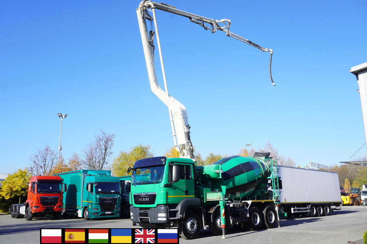 MAN TGS 35.480 8x4 Concrete Mixer Pump truck / Putzmeister M24-3 / 1600 MTH! - Pompë betoni: foto 1 MAN TGS 35.480 8x4 Concrete Mixer Pump truck / Putzmeister M24-3 / 1600 MTH! - Pompë betoni: foto 1