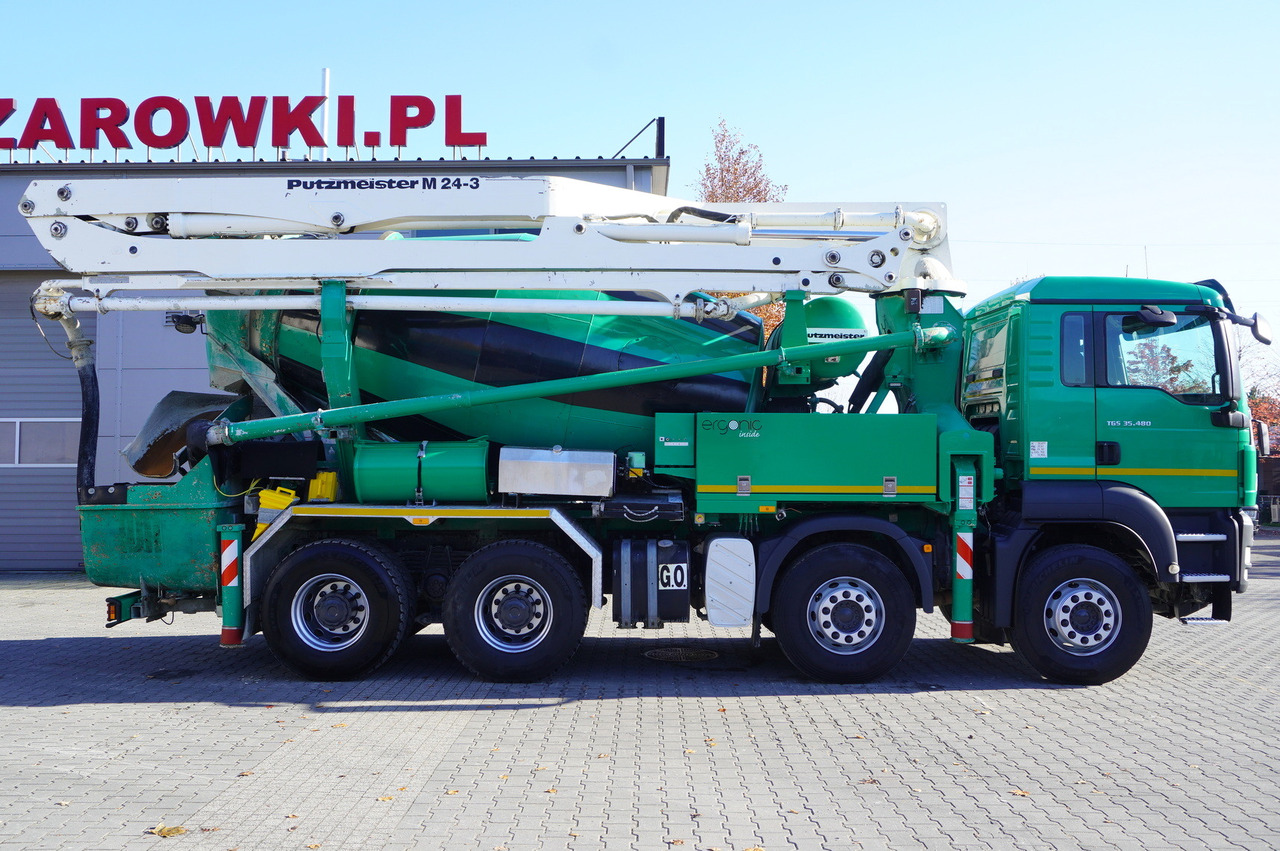 MAN TGS 35.480 8x4 Concrete Mixer Pump truck / Putzmeister M24-3 / 1600 MTH! - Autobetoniere: foto 5 MAN TGS 35.480 8x4 Concrete Mixer Pump truck / Putzmeister M24-3 / 1600 MTH! - Autobetoniere: foto 5