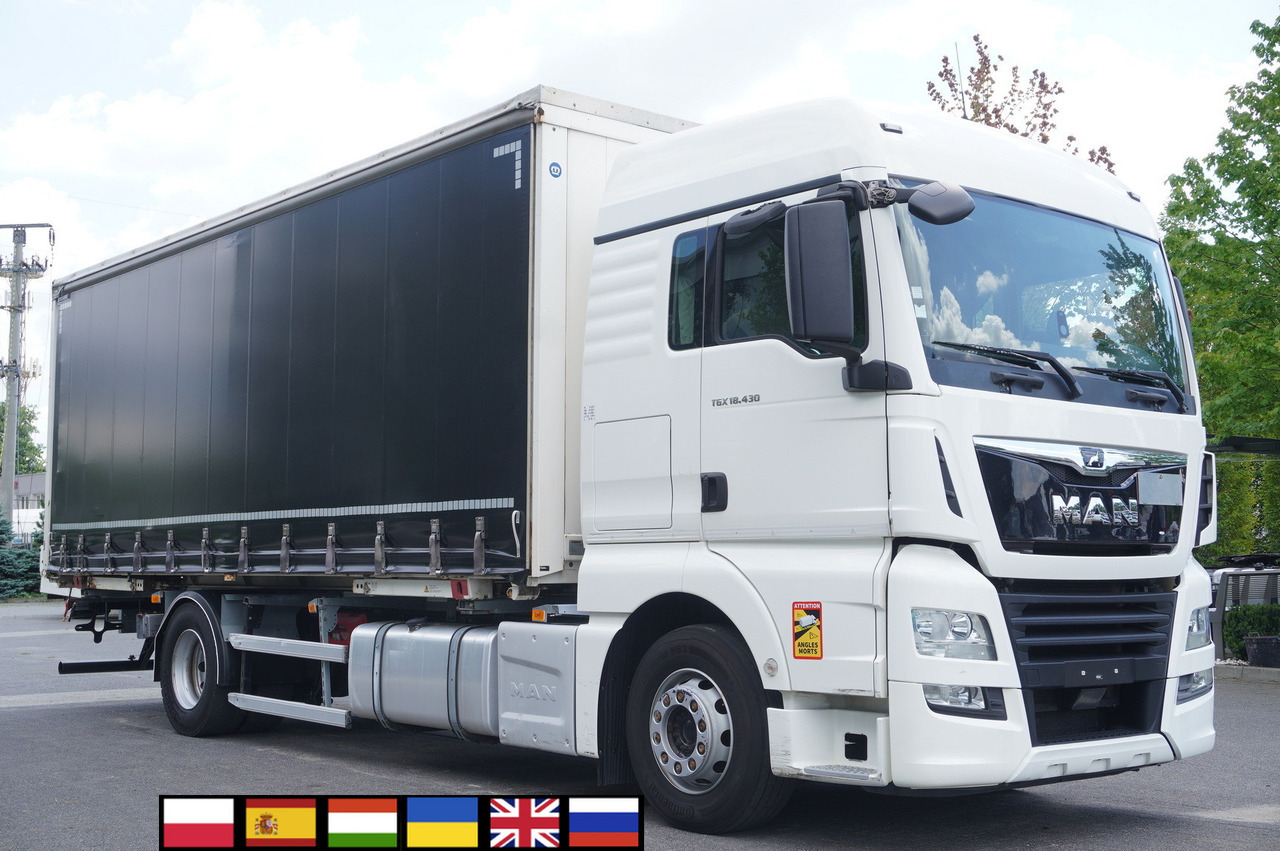 MAN TGX 18.430 / Curtainsider 18 EPAL / sleeping cab / 2021 - Kamion me tendë: foto 1 MAN TGX 18.430 / Curtainsider 18 EPAL / sleeping cab / 2021 - Kamion me tendë: foto 1