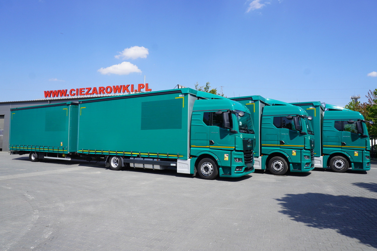 MAN TGX 18.470 / Trailer 19 EPAL / Curtainsider 19 EPAL / 2022 / Retarder / 15 units - Kamion me tendë: foto 2 MAN TGX 18.470 / Trailer 19 EPAL / Curtainsider 19 EPAL / 2022 / Retarder / 15 units - Kamion me tendë: foto 2