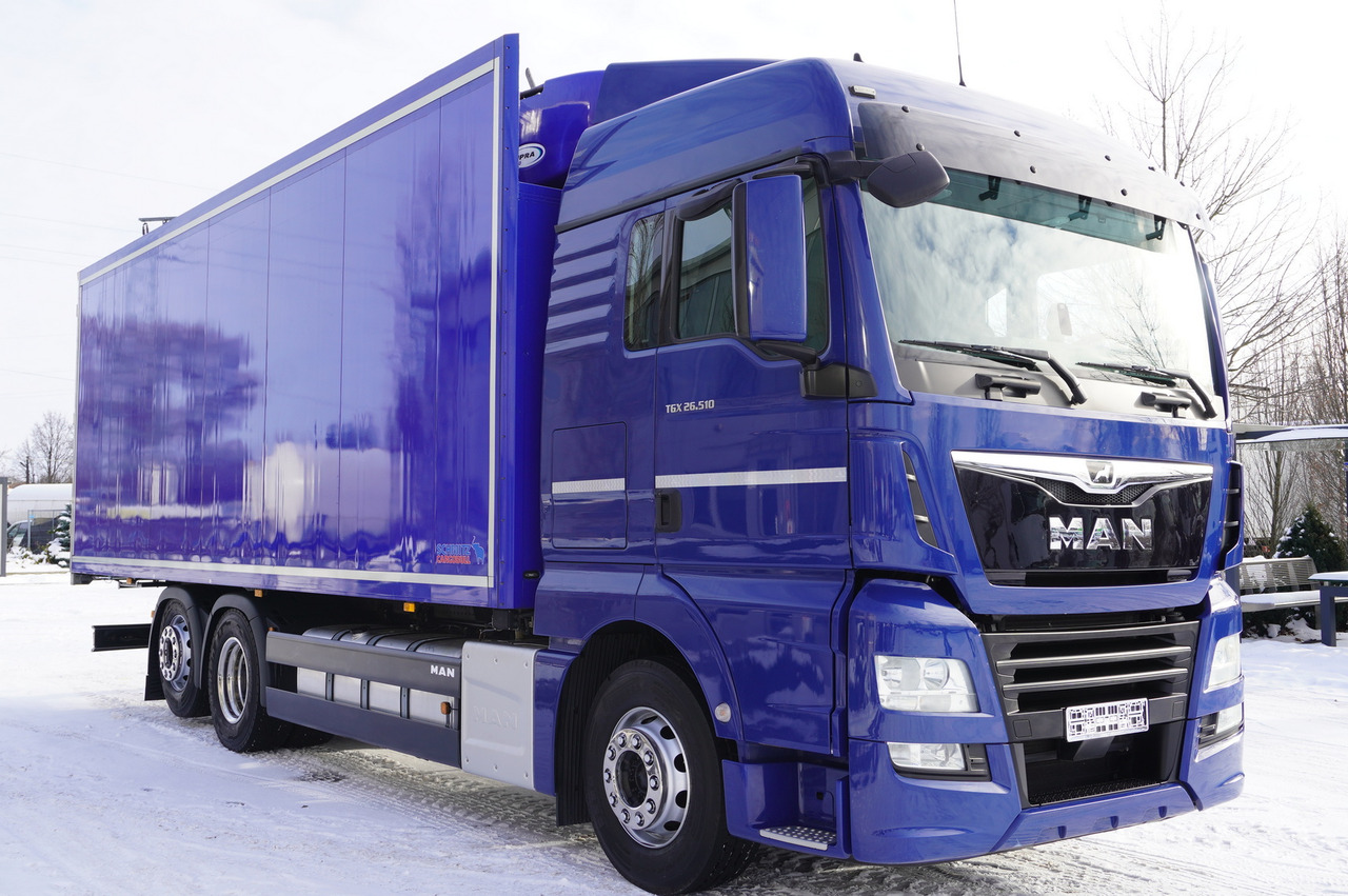 MAN TGX 26.510 6×2 E6 2021 / ATP/FRC / Schmitz FLOWER refrigerator 19 pallets / steering axle / 2 units - Kamion frigorifer: foto 2 MAN TGX 26.510 6×2 E6 2021 / ATP/FRC / Schmitz FLOWER refrigerator 19 pallets / steering axle / 2 units - Kamion frigorifer: foto 2