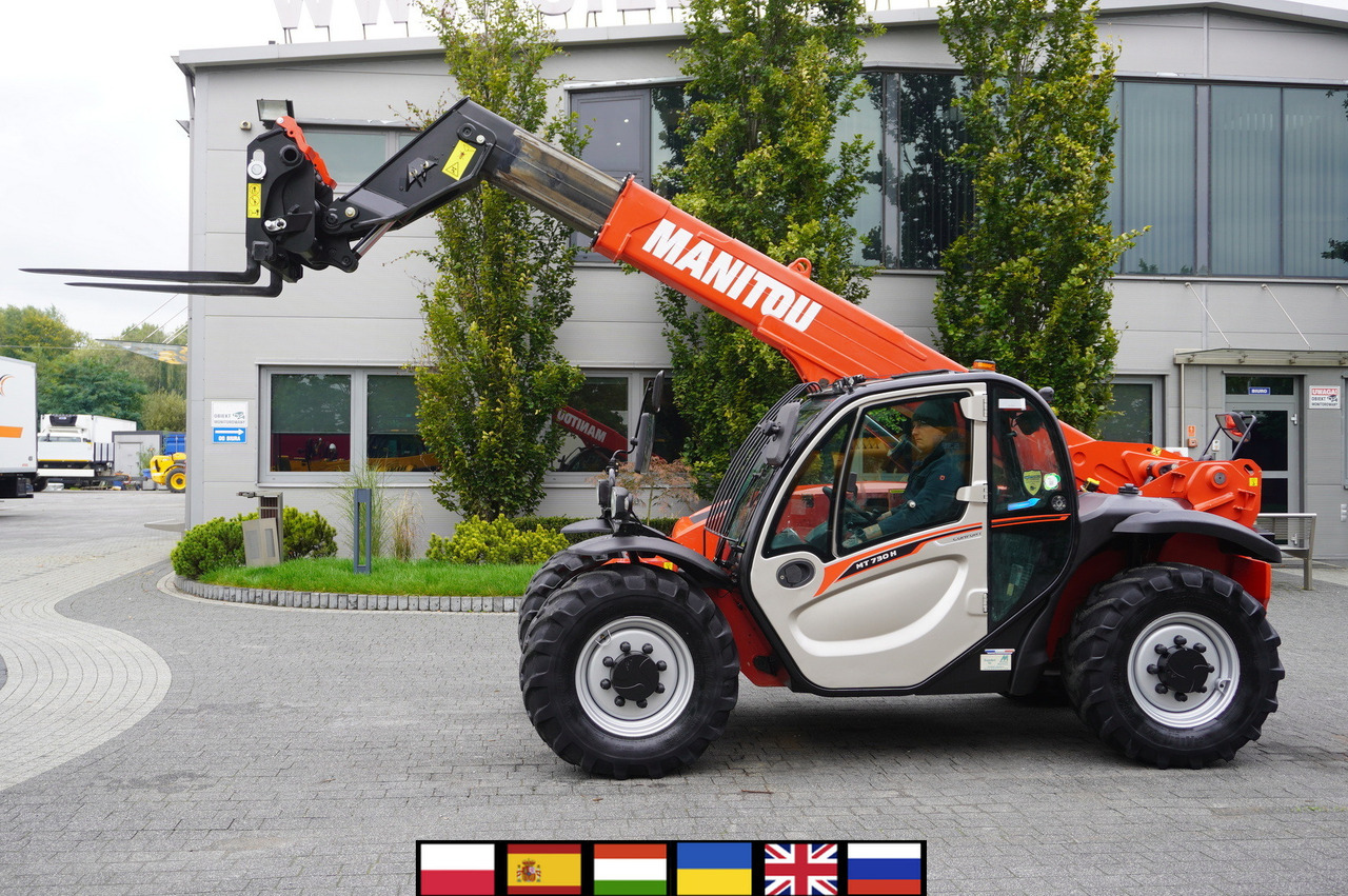 MANITOU MT 730 H / 7 m reach / 3 t / height 190 cm / 2900 MTH! / Joystick - Ngarkues teleskopik me rrota: foto 1 MANITOU MT 730 H / 7 m reach / 3 t / height 190 cm / 2900 MTH! / Joystick - Ngarkues teleskopik me rrota: foto 1
