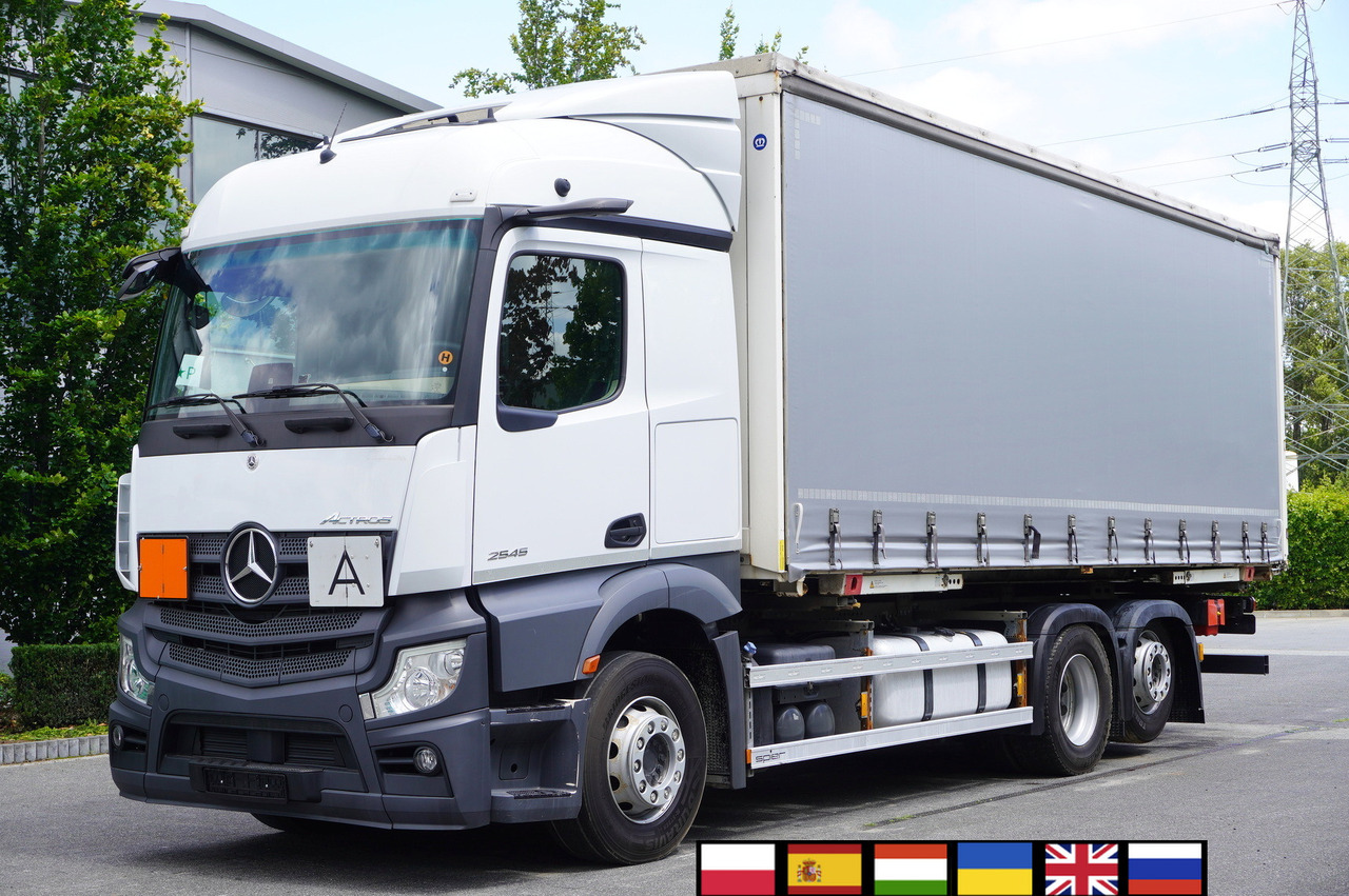 MERCEDES-BENZ Actros 2545 6×2 MP5 / ADR AT / Curtainsider 18 EPAL - Kamion me tendë: foto 1 MERCEDES-BENZ Actros 2545 6×2 MP5 / ADR AT / Curtainsider 18 EPAL - Kamion me tendë: foto 1