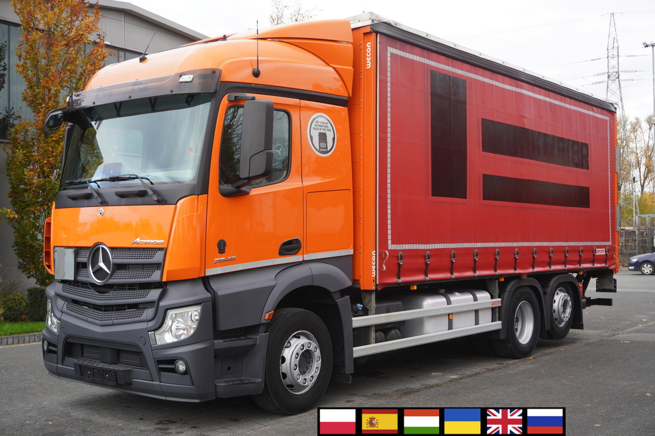 MERCEDES-BENZ Actros 2545 6×2 MP5 / FULL ADR / Curtainsider 17 EPAL - Kamion me tendë: foto 1 MERCEDES-BENZ Actros 2545 6×2 MP5 / FULL ADR / Curtainsider 17 EPAL - Kamion me tendë: foto 1
