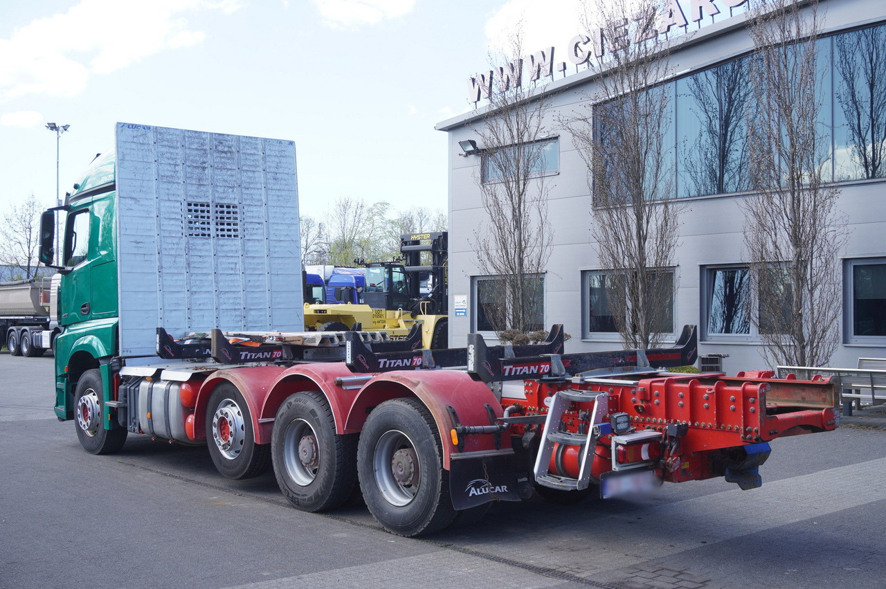 Mercedes-Benz Arocs 3563 8 × 4 / 630 HP / steered axle / Logging superstructure - Kamion me vinç: foto 5 Mercedes-Benz Arocs 3563 8 × 4 / 630 HP / steered axle / Logging superstructure - Kamion me vinç: foto 5