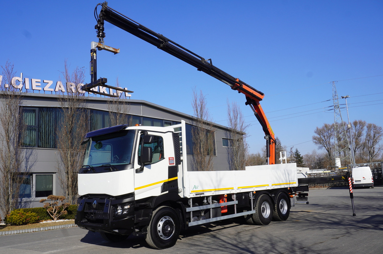 RENAULT C380 / 6x4 / HDS Palfinger PK 18002-EH 6000 kg - Kamion me vinç: foto 1 RENAULT C380 / 6x4 / HDS Palfinger PK 18002-EH 6000 kg - Kamion me vinç: foto 1
