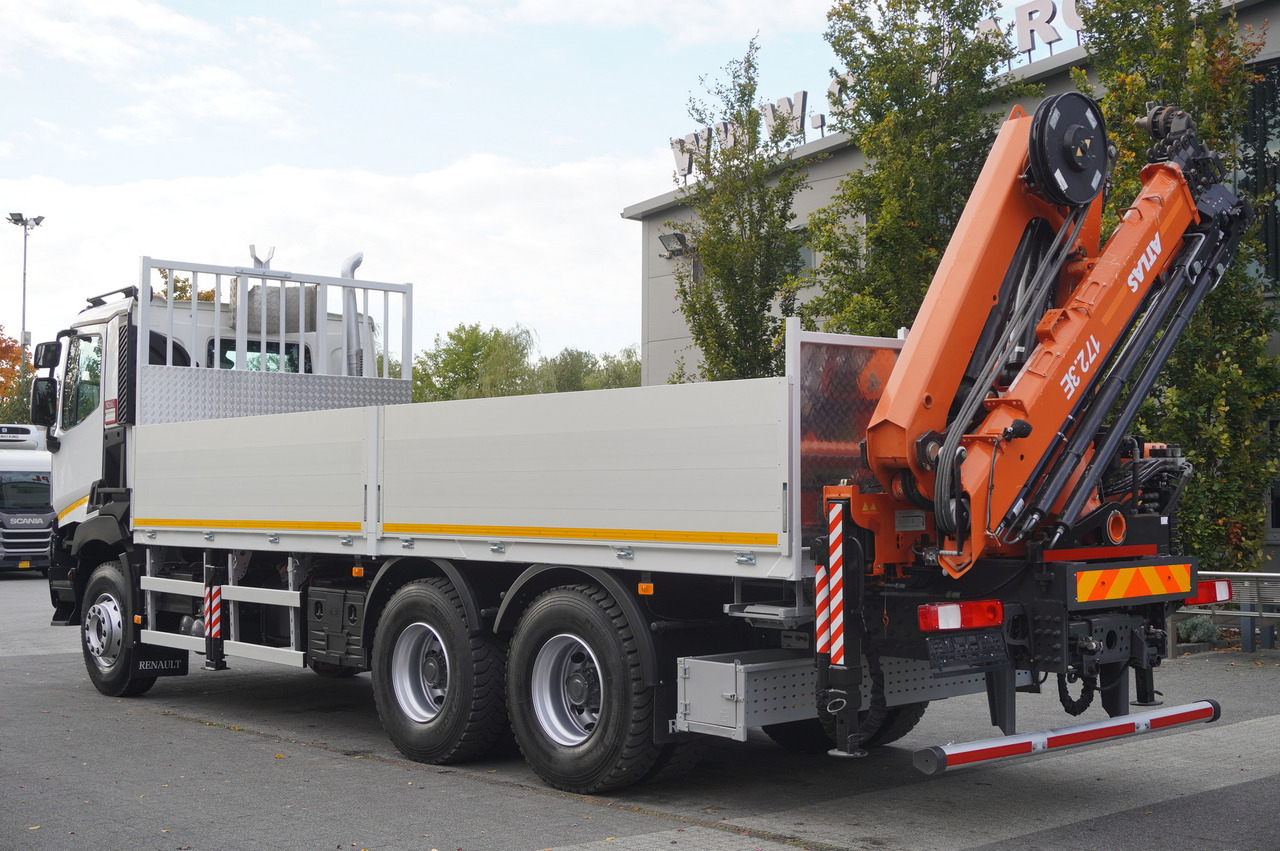 RENAULT C380 Comfort 6x4 / Atlas 172.3E crane / Range 12.3 m / capacity 6.1 t / Flatbed 17 EPAL - Kamion me vinç: foto 5 RENAULT C380 Comfort 6x4 / Atlas 172.3E crane / Range 12.3 m / capacity 6.1 t / Flatbed 17 EPAL - Kamion me vinç: foto 5