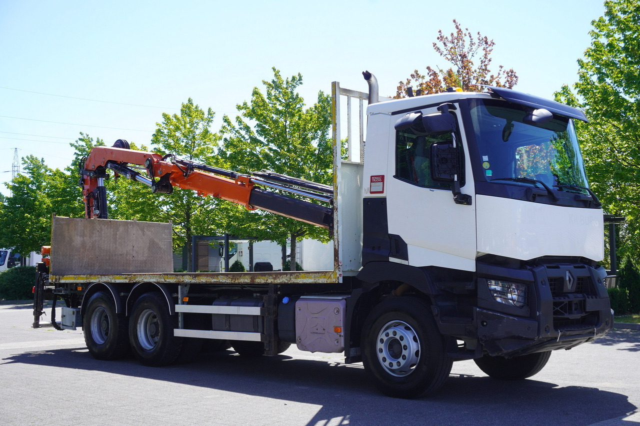 RENAULT C380 Comfort 6x4 / Atlas 6.1 T crane / range 12.3 m - Kamion me karroceri të hapur, Kamion me vinç: foto 5 RENAULT C380 Comfort 6x4 / Atlas 6.1 T crane / range 12.3 m - Kamion me karroceri të hapur, Kamion me vinç: foto 5