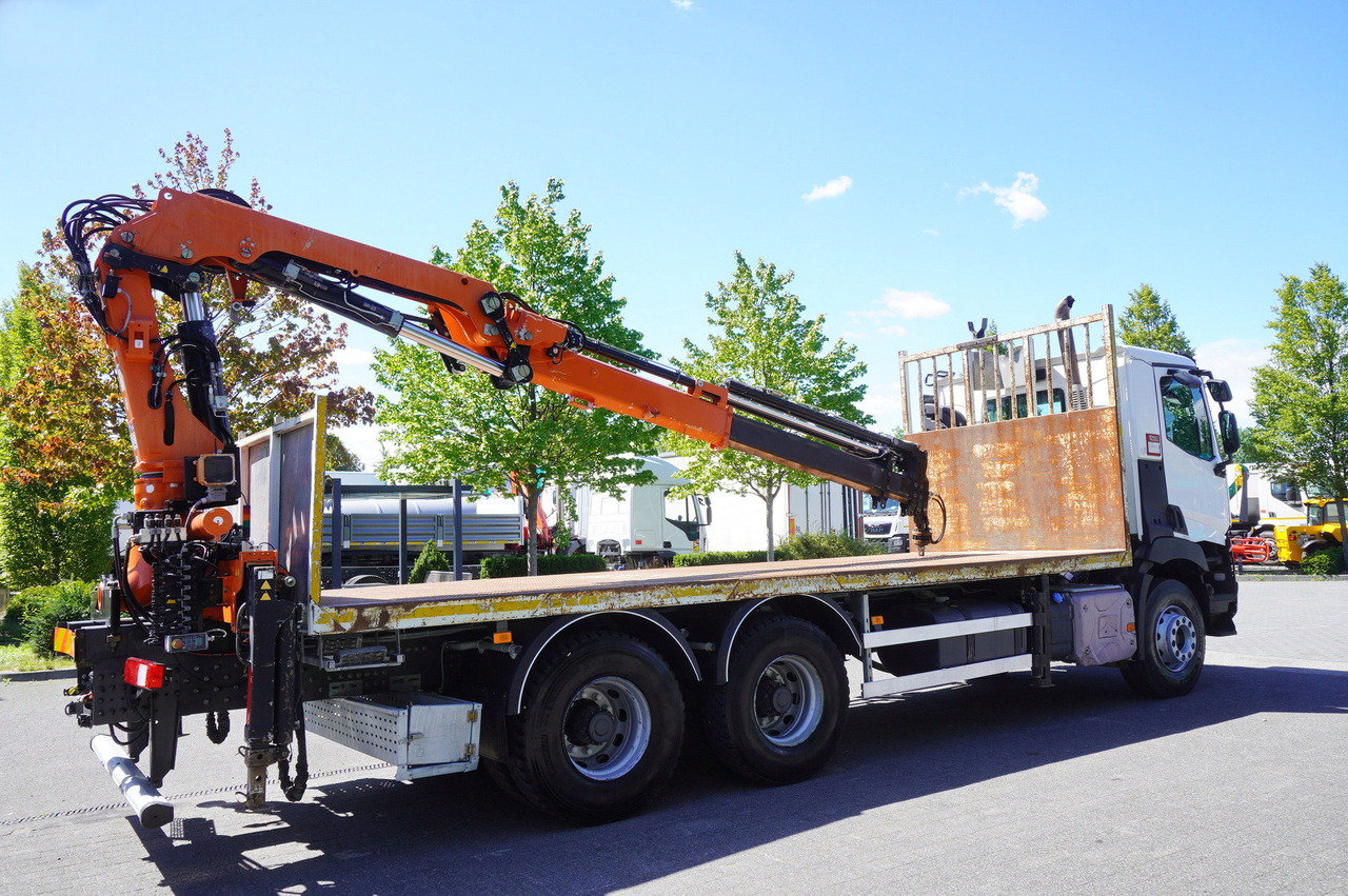 RENAULT C380 Comfort 6x4 / Atlas 6.1 T crane / range 12.3 m - Kamion me karroceri të hapur, Kamion me vinç: foto 4 RENAULT C380 Comfort 6x4 / Atlas 6.1 T crane / range 12.3 m - Kamion me karroceri të hapur, Kamion me vinç: foto 4