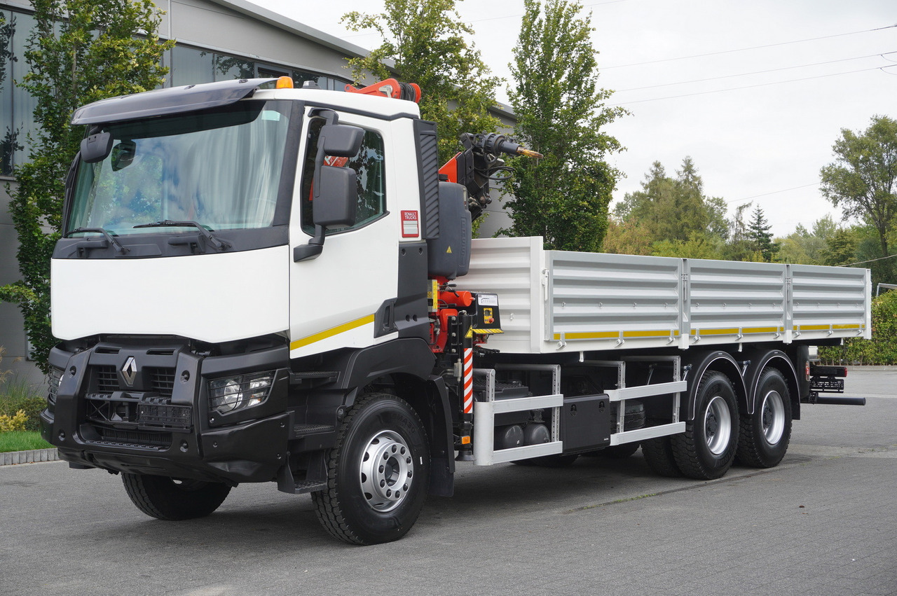 RENAULT K380 6×4 / FASSI F175 crane 7.85 t / 120 thousand km! / 2-sided tipper - Kamion me vinç: foto 3 RENAULT K380 6×4 / FASSI F175 crane 7.85 t / 120 thousand km! / 2-sided tipper - Kamion me vinç: foto 3