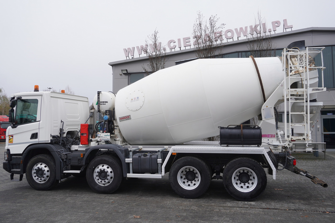 SCANIA P410 XT 8x4 / 80 tho. km!!! / SCHWING-STATTER AM 9 FHC 9 m3 concrete mixer - Autobetoniere: foto 5 SCANIA P410 XT 8x4 / 80 tho. km!!! / SCHWING-STATTER AM 9 FHC 9 m3 concrete mixer - Autobetoniere: foto 5