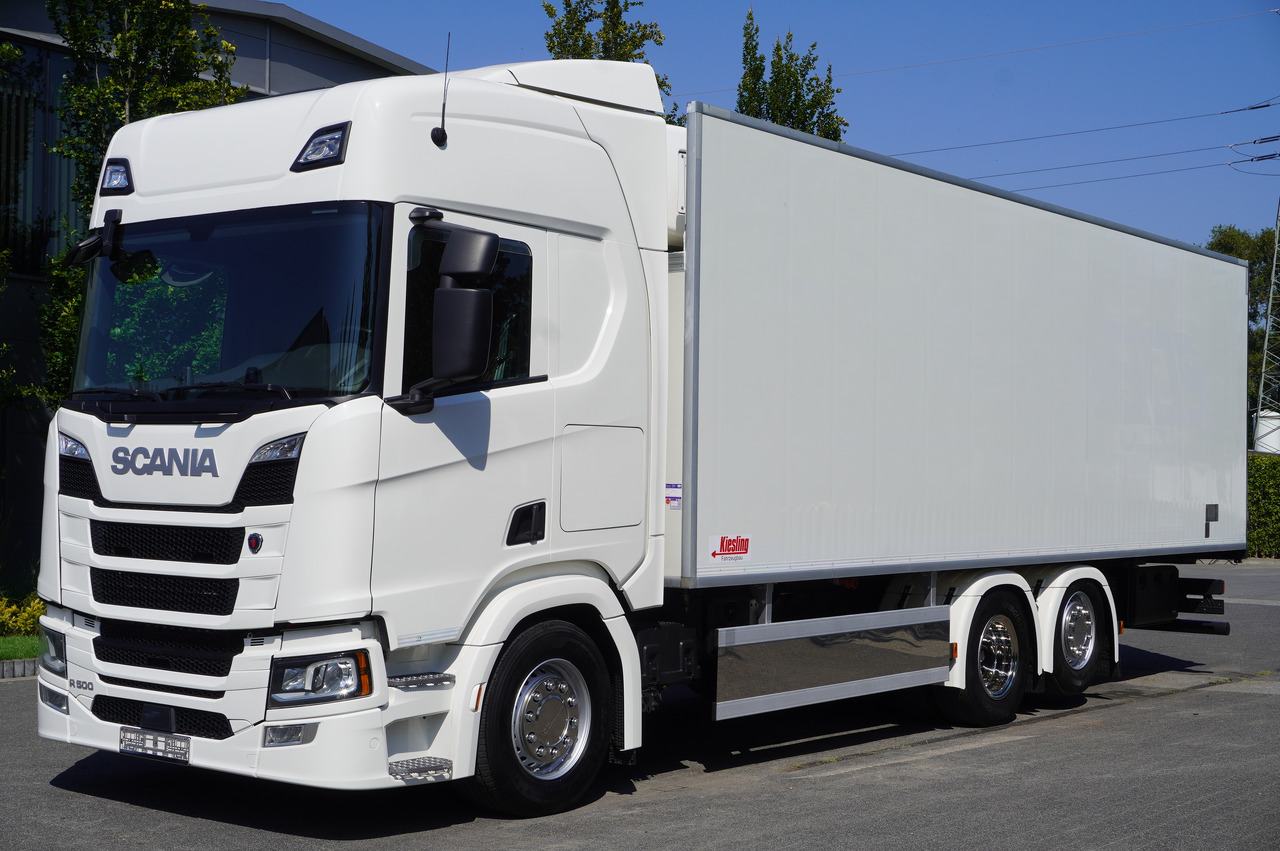 SCANIA R500 Hook-Up Refrigerated Truck KIESLING 20 EPAL / Carrier Supra 1250 Silent - Kamion frigorifer: foto 1 SCANIA R500 Hook-Up Refrigerated Truck KIESLING 20 EPAL / Carrier Supra 1250 Silent - Kamion frigorifer: foto 1