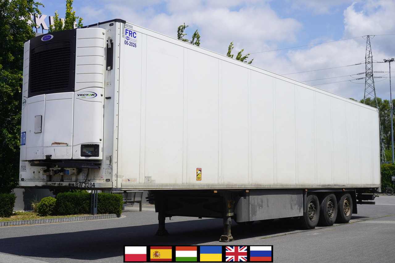 SCHMITZ refrigerator semi-trailer / Carrier Vector 1550 / 5 units - Gjysmë rimorkio frigorifer: foto 1 SCHMITZ refrigerator semi-trailer / Carrier Vector 1550 / 5 units - Gjysmë rimorkio frigorifer: foto 1