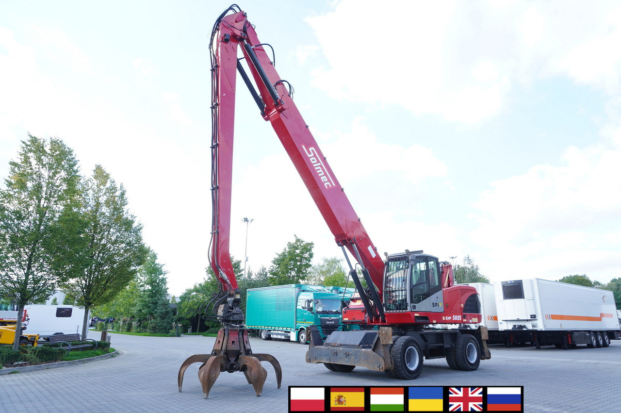 Solmec EXP 5035 / 6000 mth ! / 37t material handler - Ekskavator me goma: foto 1 Solmec EXP 5035 / 6000 mth ! / 37t material handler - Ekskavator me goma: foto 1