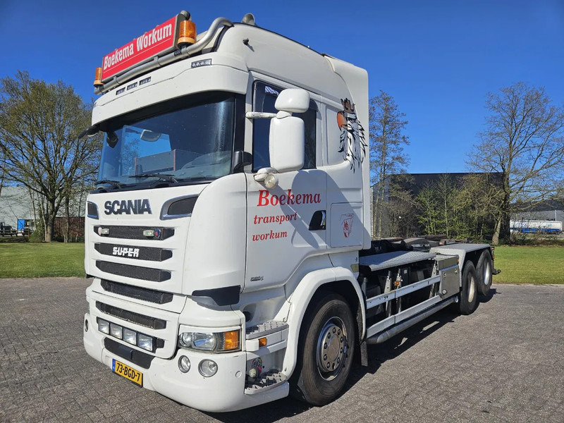 Scania R520 6X2 Retarder King o/t Road V8 - Transportjer kontejnerësh/ Kamion me karroceri të çmontueshme: foto 1 Scania R520 6X2 Retarder King o/t Road V8 - Transportjer kontejnerësh/ Kamion me karroceri të çmontueshme: foto 1