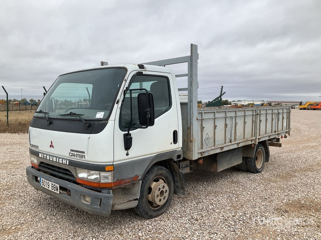 2000 Mitsubishi Canter 4x2 Flatbed Truck - Kamion me karroceri të hapur: foto 1 2000 Mitsubishi Canter 4x2 Flatbed Truck - Kamion me karroceri të hapur: foto 1
