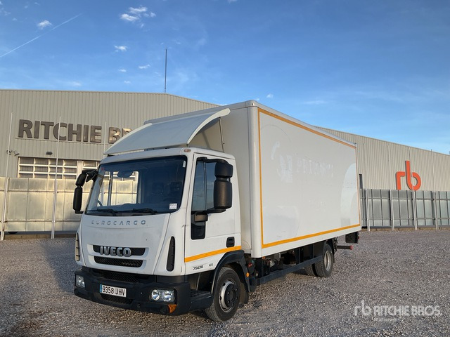 2012 Iveco Eurocargo 75E18 4x2 Van Truck - Kamion vagonetë: foto 1 2012 Iveco Eurocargo 75E18 4x2 Van Truck - Kamion vagonetë: foto 1