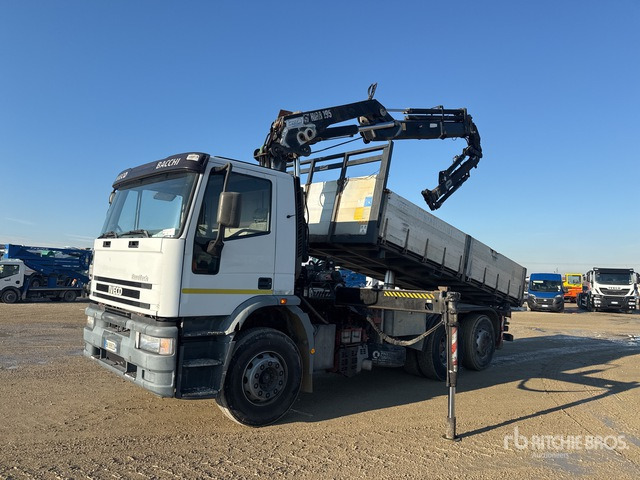 1997 Iveco MT190E30 1996 Hiab 195-4 6500 kg on 6x2 Dump Truck with Crane - Kamion vetëshkarkues: foto 1 1997 Iveco MT190E30 1996 Hiab 195-4 6500 kg on 6x2 Dump Truck with Crane - Kamion vetëshkarkues: foto 1