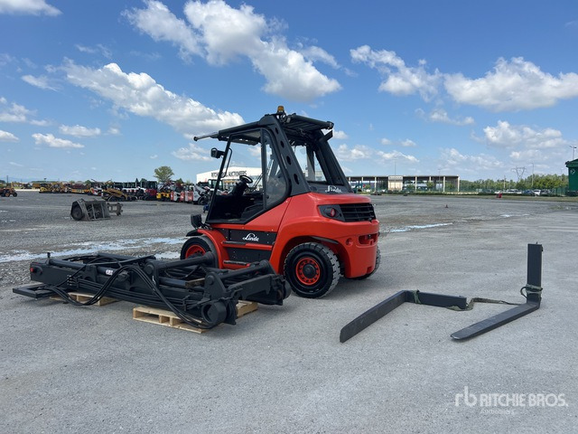 2010 Linde H80D-01 8000 kg Forklift - Pirun ngritës: foto 3 2010 Linde H80D-01 8000 kg Forklift - Pirun ngritës: foto 3