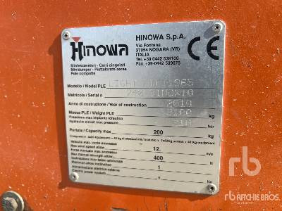 HINOWA LIGHT LIFT 1965 Crawler - Krah me çernjerë: foto 5 HINOWA LIGHT LIFT 1965 Crawler - Krah me çernjerë: foto 5