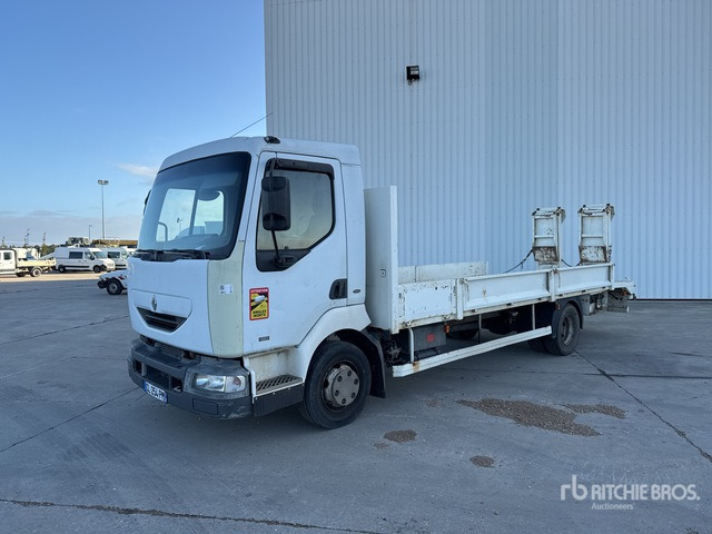 2001 Renault Midlum 180 4x2 Camion Plateau 4x2 Flatbed Truck - Kamion me karroceri të hapur: foto 1 2001 Renault Midlum 180 4x2 Camion Plateau 4x2 Flatbed Truck - Kamion me karroceri të hapur: foto 1