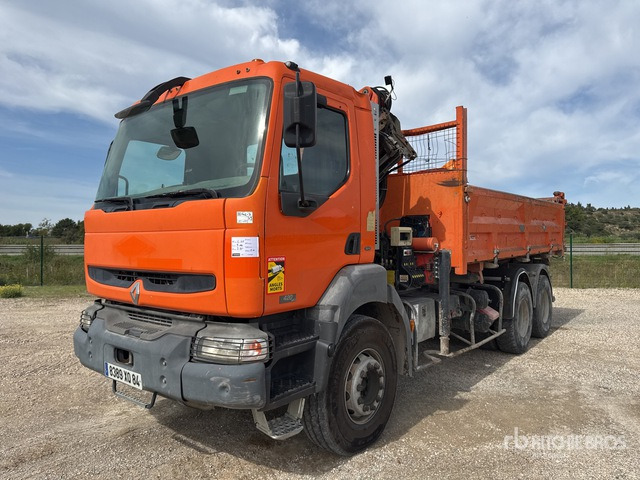 2004 Renault Kerax 420 dci 2003 Palfinger PK15500 5500 kg ... Dump Truck with Crane - Kamion vetëshkarkues, Kamion me vinç: foto 1 2004 Renault Kerax 420 dci 2003 Palfinger PK15500 5500 kg ... Dump Truck with Crane - Kamion vetëshkarkues, Kamion me vinç: foto 1