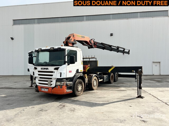 2005 Scania P380 2005 Palfinger PK 56002 18290 k ... Flatbed Truck with Crane - Kamion me karroceri të hapur, Kamion me vinç: foto 1 2005 Scania P380 2005 Palfinger PK 56002 18290 k ... Flatbed Truck with Crane - Kamion me karroceri të hapur, Kamion me vinç: foto 1