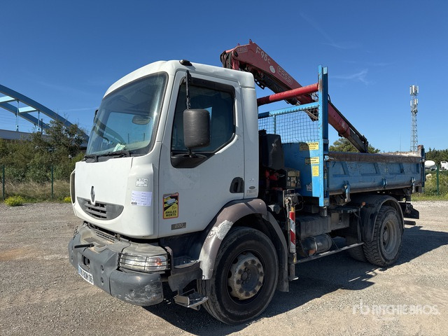 2006 Renault Midlum 220 DCI 2006 Fassi F95AC.22 4360 kg Art ... Dump Truck with Crane - Kamion vetëshkarkues, Kamion me vinç: foto 1 2006 Renault Midlum 220 DCI 2006 Fassi F95AC.22 4360 kg Art ... Dump Truck with Crane - Kamion vetëshkarkues, Kamion me vinç: foto 1