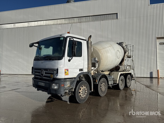 2008 Mercedes-Benz Actros 8x4 Camion Malaxeur 8x4 Mixer Truck - Autobetoniere: foto 1 2008 Mercedes-Benz Actros 8x4 Camion Malaxeur 8x4 Mixer Truck - Autobetoniere: foto 1