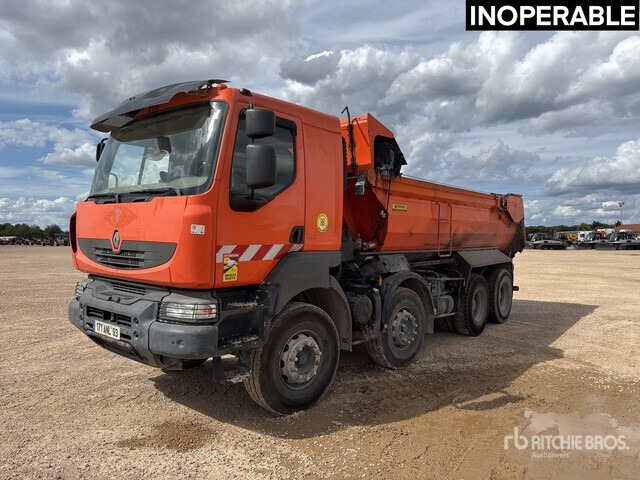2008 Renault Kerax 410 DXi 8x4 Camion Benne (Inoperable) Tri/A Dump Truck - Kamion vetëshkarkues: foto 1 2008 Renault Kerax 410 DXi 8x4 Camion Benne (Inoperable) Tri/A Dump Truck - Kamion vetëshkarkues: foto 1