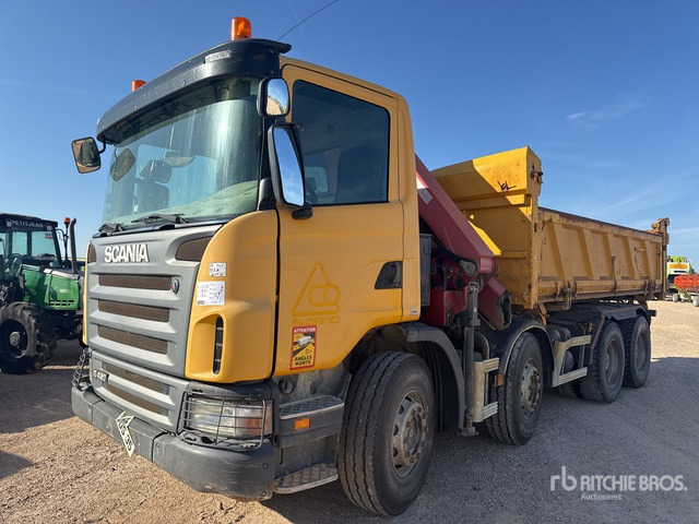 2009 Scania G420 2008 HMF 1720K2 3610 kg Articul ... Dump Truck with Crane - Kamion vetëshkarkues, Kamion me vinç: foto 2 2009 Scania G420 2008 HMF 1720K2 3610 kg Articul ... Dump Truck with Crane - Kamion vetëshkarkues, Kamion me vinç: foto 2