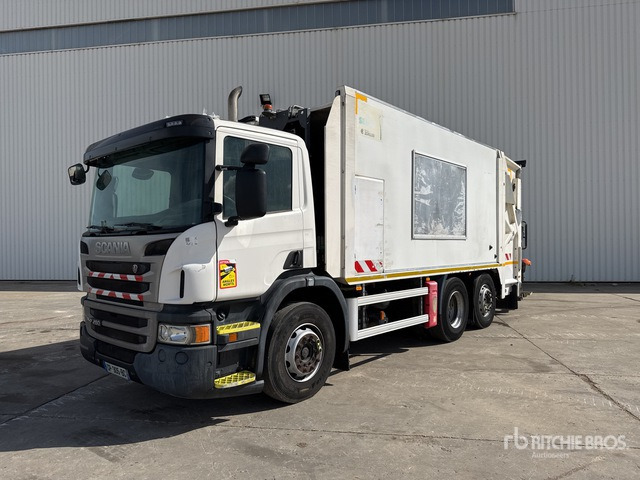 2012 Scania P 280 6x2 Camion Benne A Ordures Mena ... Waste Collection Truck - Kamion mbeturinash: foto 1 2012 Scania P 280 6x2 Camion Benne A Ordures Mena ... Waste Collection Truck - Kamion mbeturinash: foto 1