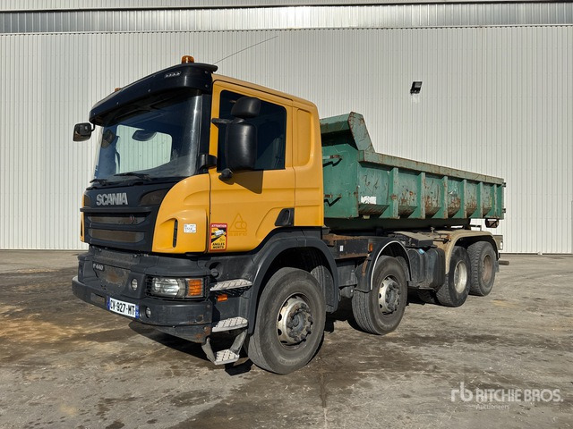 2013 Scania P440 8x4 Camion Ampliroll 8x4 Roll-Off Truck - Kamion vetëngarkues: foto 1 2013 Scania P440 8x4 Camion Ampliroll 8x4 Roll-Off Truck - Kamion vetëngarkues: foto 1