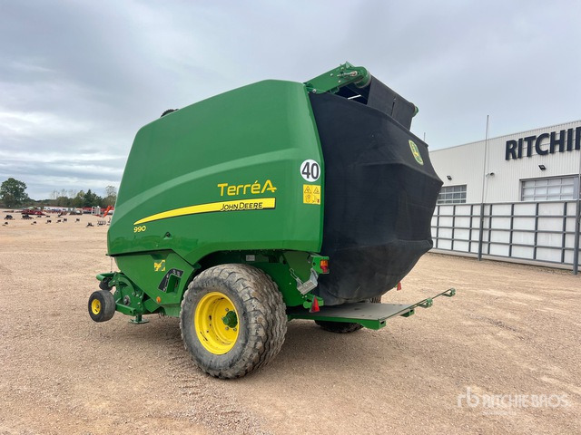 2017 John Deere 990 Presse A Balles Rondes 1 Essieu S/A Round Baler - Dengmbledhëse e rrumbullakët: foto 3 2017 John Deere 990 Presse A Balles Rondes 1 Essieu S/A Round Baler - Dengmbledhëse e rrumbullakët: foto 3