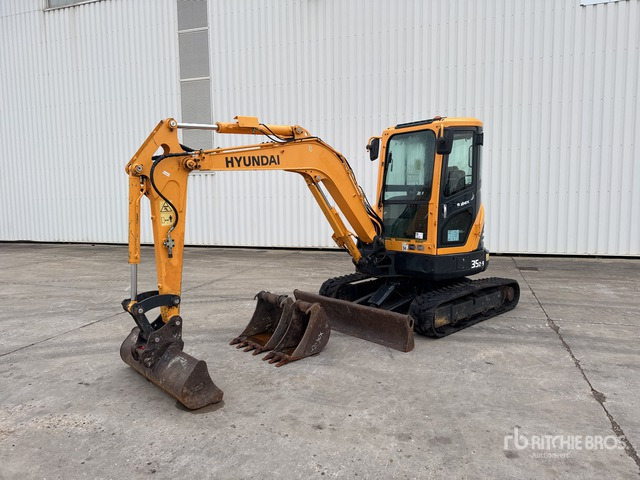 2018 Hyundai R35Z9 Mini-Pelle Mini Excavator: <6.6t - Miniekskavator: foto 2 2018 Hyundai R35Z9 Mini-Pelle Mini Excavator: <6.6t - Miniekskavator: foto 2