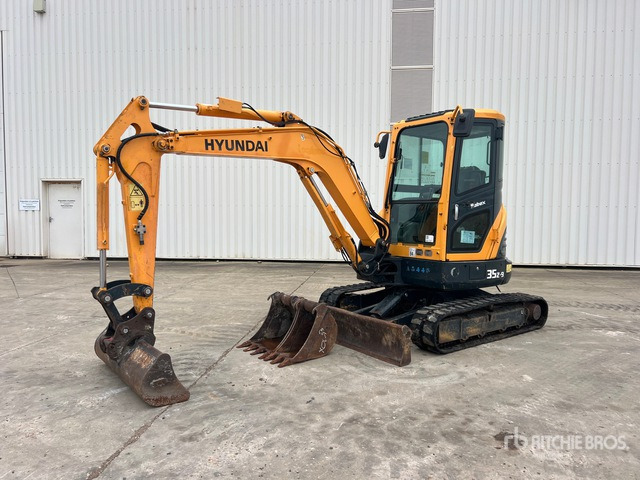 2018 Hyundai R35Z9 Mini-Pelle Mini Excavator: <6.6t - Miniekskavator: foto 1 2018 Hyundai R35Z9 Mini-Pelle Mini Excavator: <6.6t - Miniekskavator: foto 1