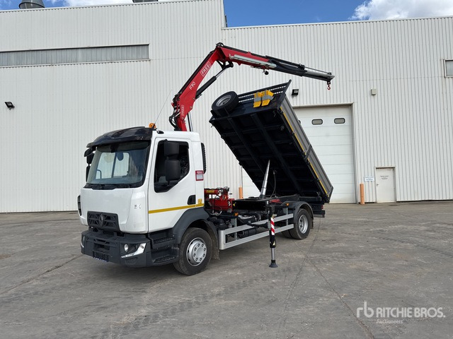 2024 Renault D210 2022 Fassi F90B 1.22E Dynamic 3 ... Dump Truck with Crane - Kamion vetëshkarkues, Kamion me vinç: foto 3 2024 Renault D210 2022 Fassi F90B 1.22E Dynamic 3 ... Dump Truck with Crane - Kamion vetëshkarkues, Kamion me vinç: foto 3