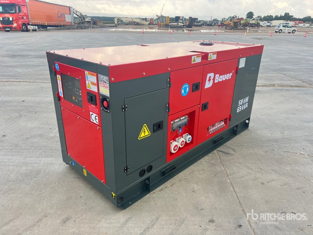 2025 Bauer GFS-50kW 62.5 kVA Skid-Mounted (Unused) Generator Set - Set gjeneratori: foto 3 2025 Bauer GFS-50kW 62.5 kVA Skid-Mounted (Unused) Generator Set - Set gjeneratori: foto 3