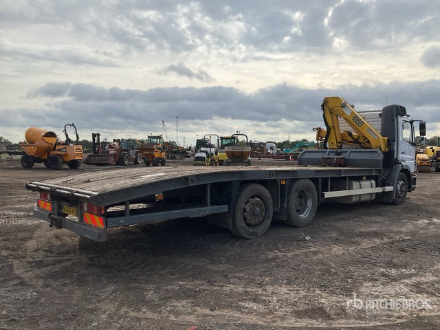 2005 Mercedes-Benz Axor 2528 2002 HMF 1063 K2 Knuckle Boom o ... Flatbed Truck with Crane - Kamion me karroceri të hapur, Kamion me vinç: foto 3 2005 Mercedes-Benz Axor 2528 2002 HMF 1063 K2 Knuckle Boom o ... Flatbed Truck with Crane - Kamion me karroceri të hapur, Kamion me vinç: foto 3