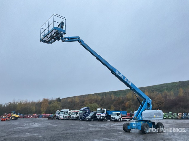 2014 Genie S-65 4WD Diesel Telescopic Boom Lift - Krah teleskopik: foto 2 2014 Genie S-65 4WD Diesel Telescopic Boom Lift - Krah teleskopik: foto 2