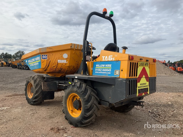 2015 Terex TA6S 6 ton 4x4 Swivel Dumper - Shkarkues: foto 3 2015 Terex TA6S 6 ton 4x4 Swivel Dumper - Shkarkues: foto 3