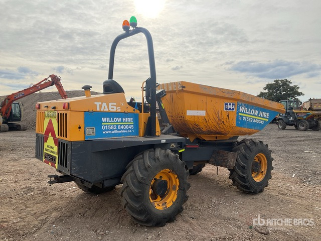 2015 Terex TA6S 6 ton 4x4 Swivel Dumper - Shkarkues: foto 4 2015 Terex TA6S 6 ton 4x4 Swivel Dumper - Shkarkues: foto 4