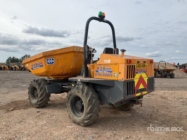 2016 Terex TA6S 6 ton 4x4 Swivel Dumper - Shkarkues: foto 4 2016 Terex TA6S 6 ton 4x4 Swivel Dumper - Shkarkues: foto 4