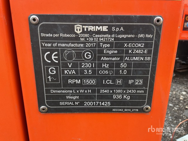 2017 Trime X-ECOK2 Light Tower Light Tower - Kullë ndriçimi: foto 3 2017 Trime X-ECOK2 Light Tower Light Tower - Kullë ndriçimi: foto 3