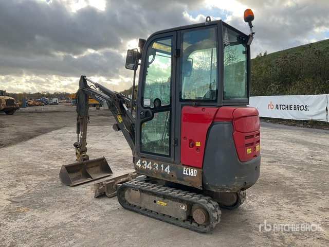 2018 Volvo EC18D Mini Excavator: <6.6t - Miniekskavator: foto 4 2018 Volvo EC18D Mini Excavator: <6.6t - Miniekskavator: foto 4
