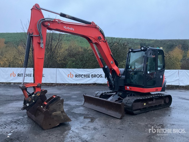 2019 Kubota KX080-4 Tracked Excavator - Ekskavator me zinxhirë: foto 2 2019 Kubota KX080-4 Tracked Excavator - Ekskavator me zinxhirë: foto 2