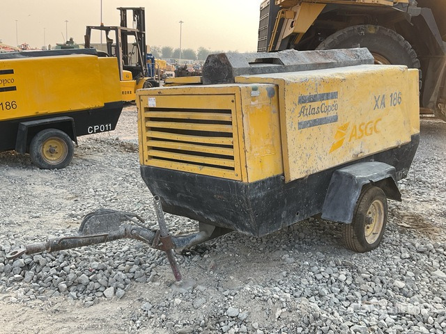 2006 Atlas Copco XA186DD Mobile Air Compressor - Kompresor ajri: foto 1 2006 Atlas Copco XA186DD Mobile Air Compressor - Kompresor ajri: foto 1