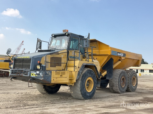 2010 Komatsu HM400-2R Articulated Dump Truck - Shkarkues teleskopik: foto 1 2010 Komatsu HM400-2R Articulated Dump Truck - Shkarkues teleskopik: foto 1