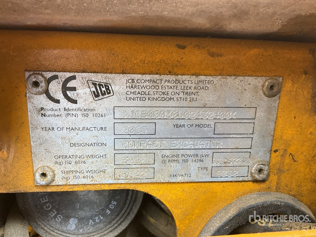 2016 JCB 8030 - Miniekskavator: foto 2 2016 JCB 8030 - Miniekskavator: foto 2